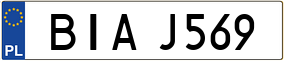 Truck License Plate